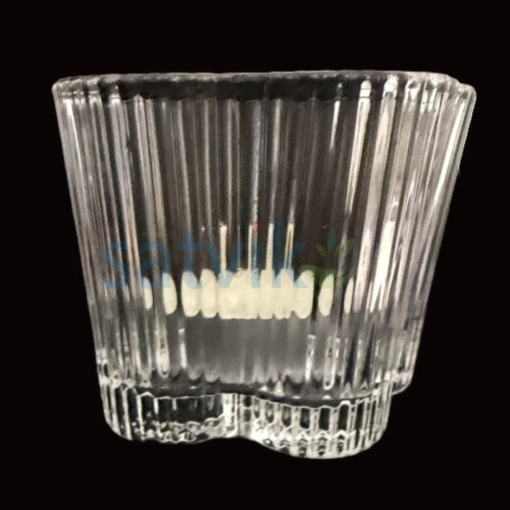 Satvik Flower-Shaped Candleholder for Home Décor