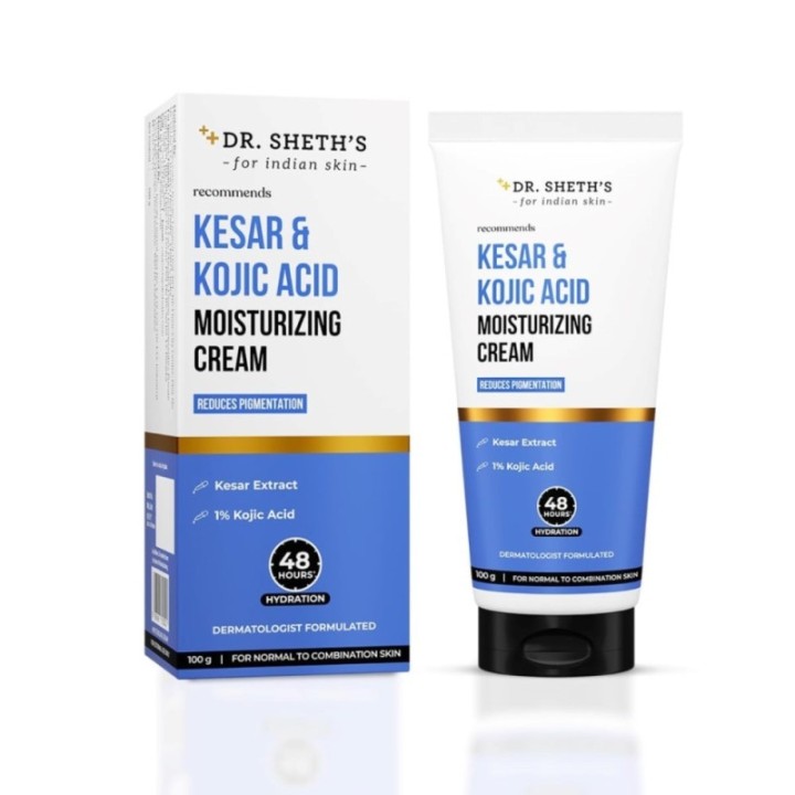 Dr. Sheth's Kesar & Kojic Acid Moisturizing Cream for Normal