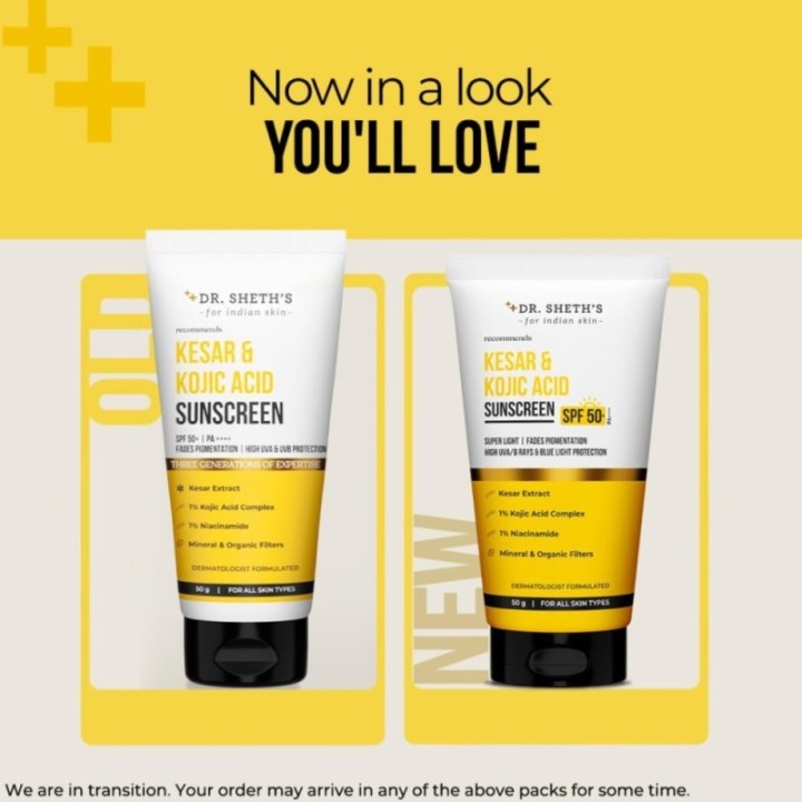Dr. Sheth's Ceramide & Vitamin C Sunscreen SPF 50+ PA++++ In-Vivo