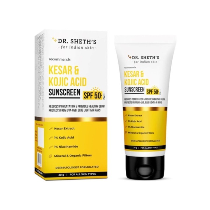Dr. Sheth's Ceramide & Vitamin C Sunscreen SPF 50+ PA++++ In-Vivo