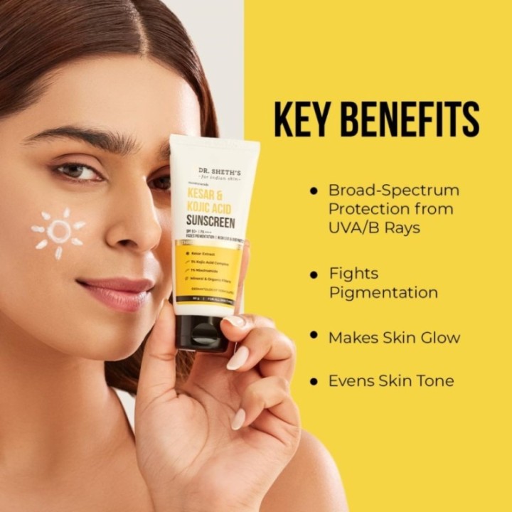 Dr. Sheth's Ceramide & Vitamin C Sunscreen SPF 50+ PA++++ In-Vivo