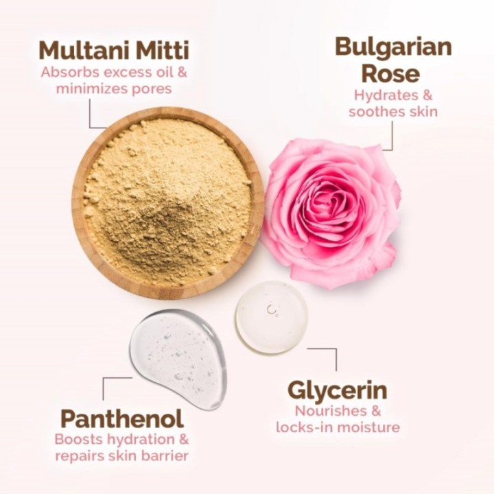 Mamaearth Multani Mitti Oil Balance Face Pack with Multani Mitti
