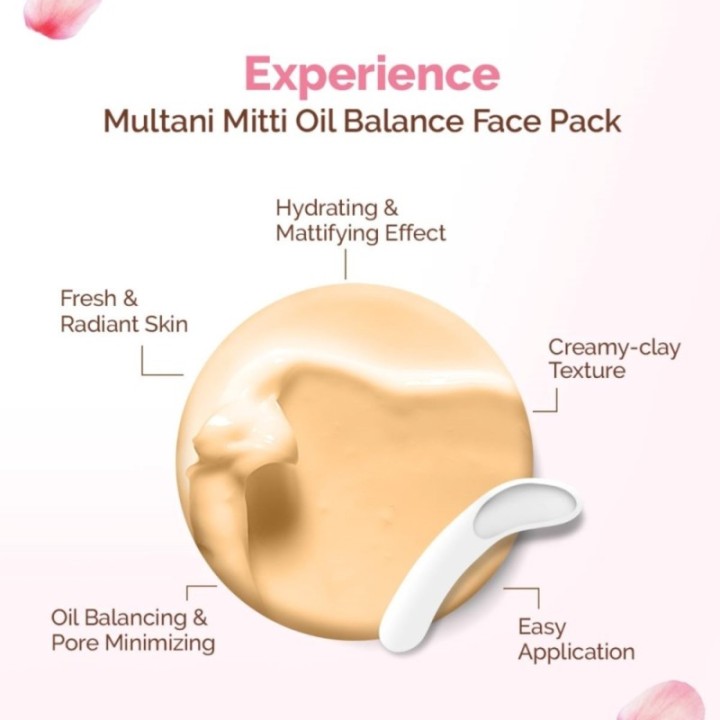 Mamaearth Multani Mitti Oil Balance Face Pack with Multani Mitti