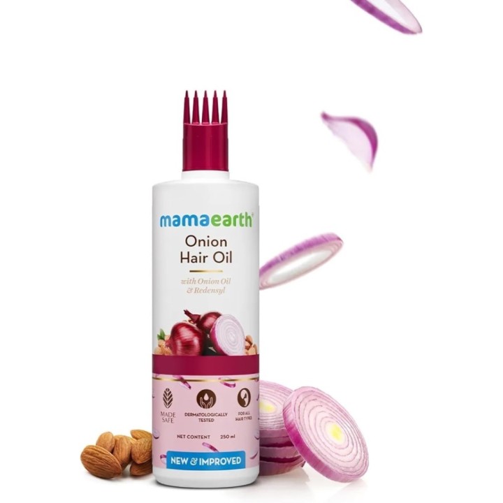 Mamaearth Oth Onion Oinion Hair Oil Wil & Redensyl for Hair Fall