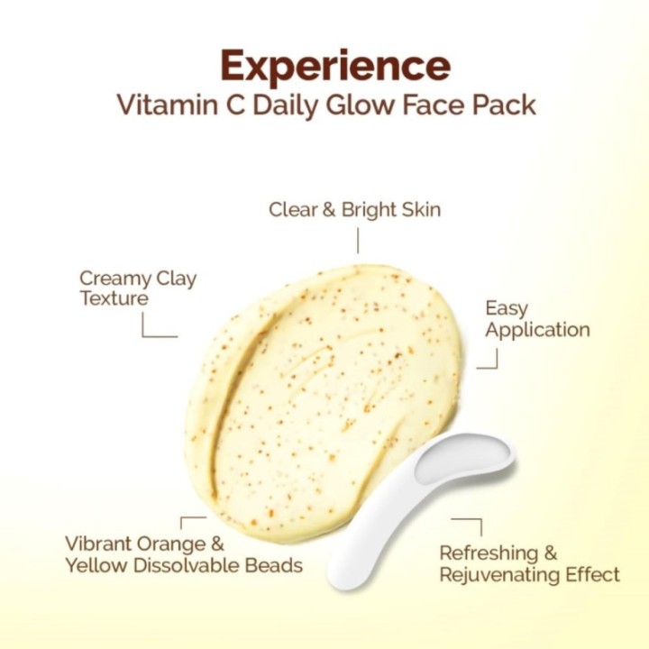 Mamaearth Vitamin C Daily Glow Face Pack with Vitamin C & Turmeric