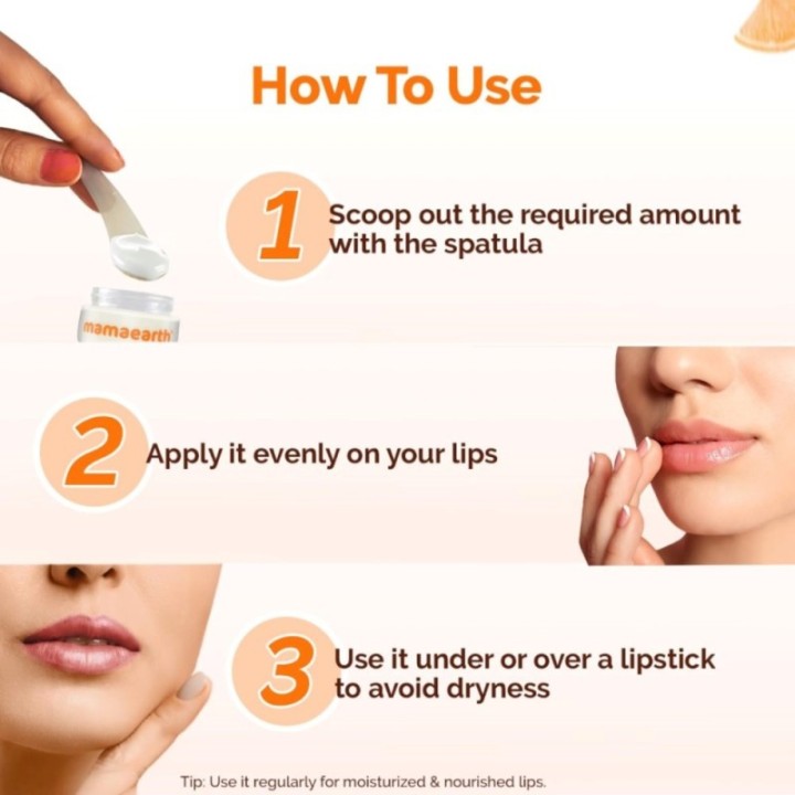 Mamaearth Vitamin C Moisture Therapy Lip Balm SPF 50 Dry & Chapped