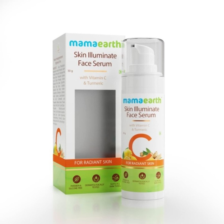 Mamaearth Skin Illuminate Face Serum for Radiant Skin with Vitamin C