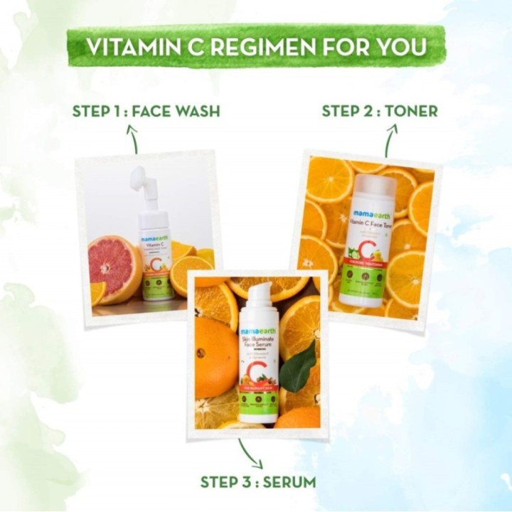 Mamaearth Skin Illuminate Face Serum for Radiant Skin with Vitamin C