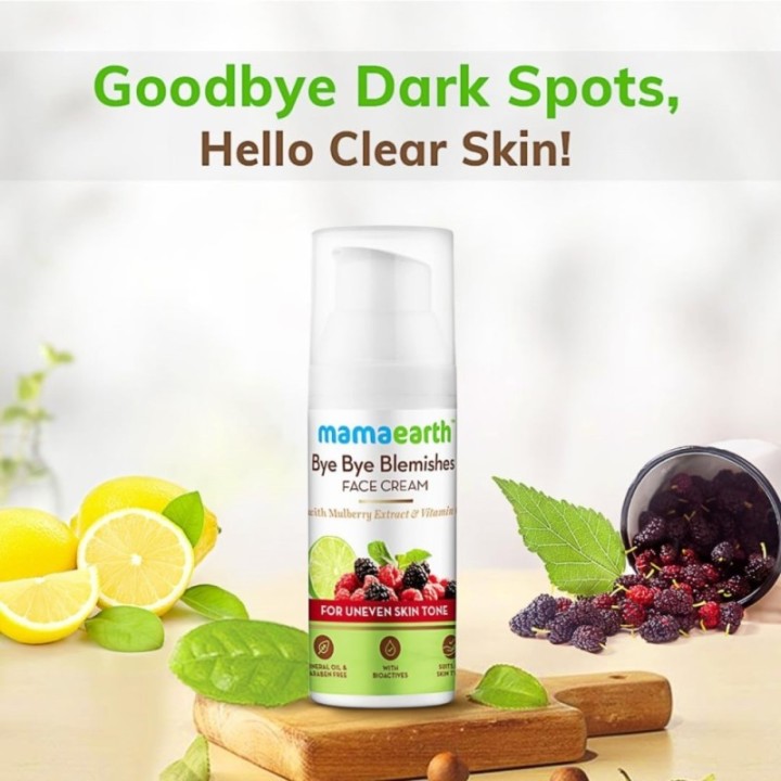 Mamaearth Bye Bye Blemishes Face Cream, for Pigmentation & Blemish
