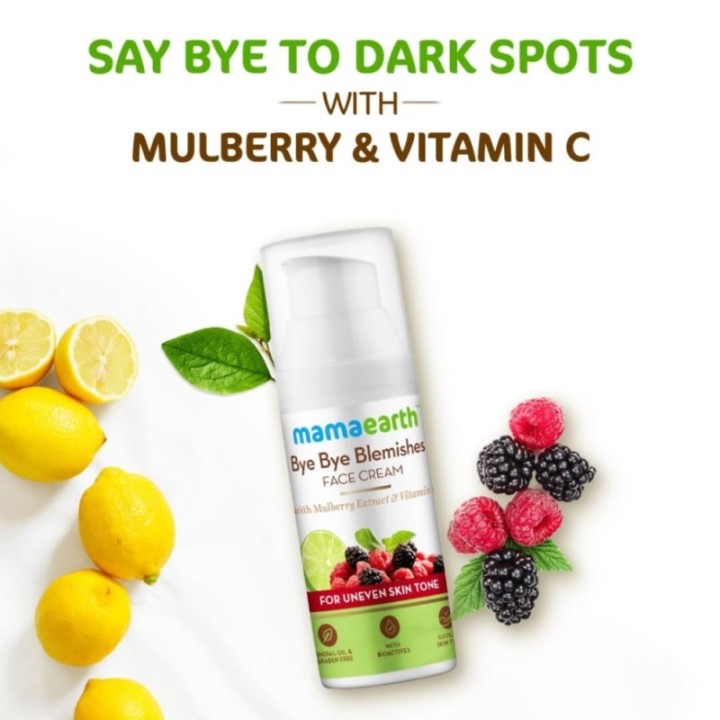 Mamaearth Bye Bye Blemishes Face Cream, for Pigmentation & Blemish