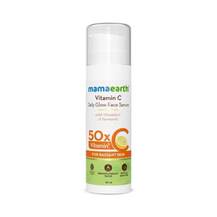 Mamaearth Vitamin C Daily Glow Face Serum for Men & Women - Vitamin C