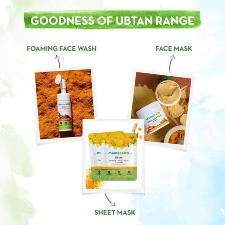 Mamaearth Ubtan Oil-Free Face Moisturizer with Turmeric & Saffron