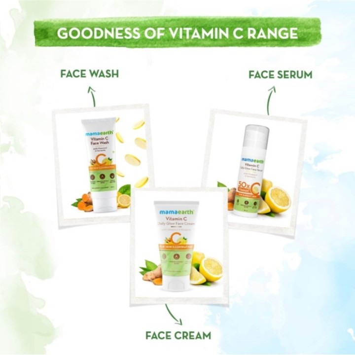 Mamaearth Vitamin C Daily Glow Face Serum for Men & Women - Vitamin C