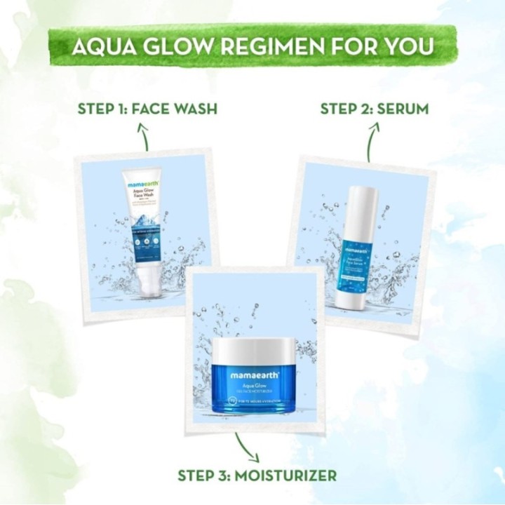 Mamaearth Aqua Glow Gel Face Moisturizer with Himalayan Thermal Water