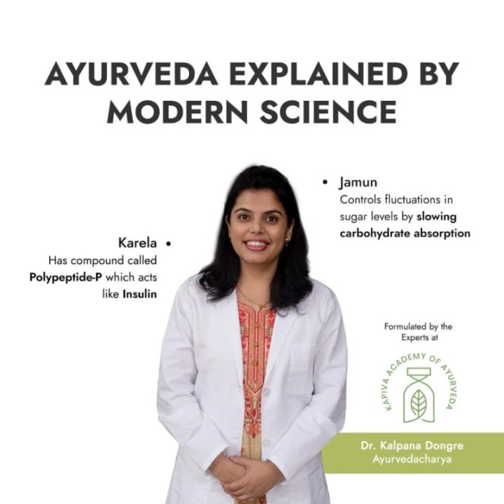 Kapiva Karela Jamun Juice Helps Control Blood Sugar Level and Lower