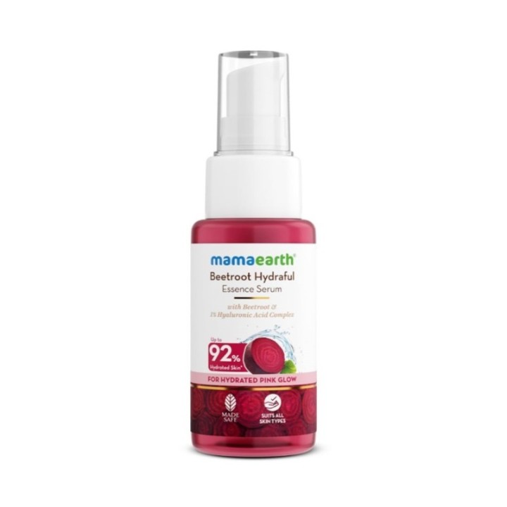 Mamaearth Beetroot Hydraful Essence Serum - for Hydrated Pink Glow