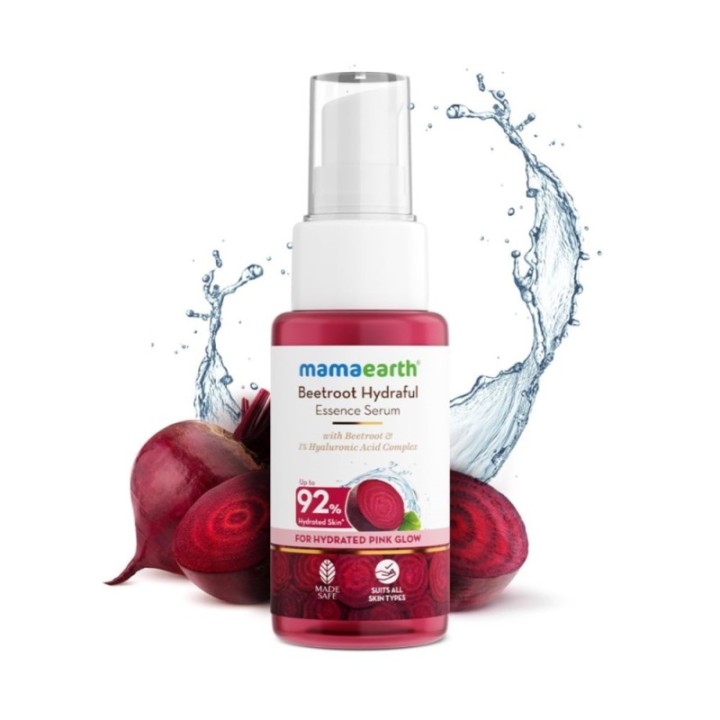 Mamaearth Beetroot Hydraful Essence Serum - for Hydrated Pink Glow