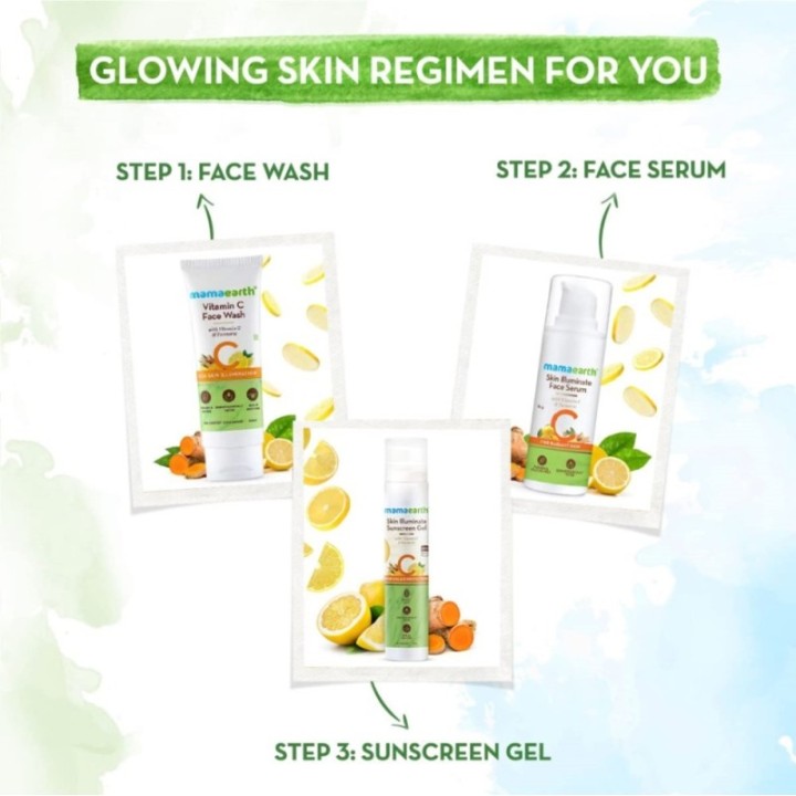 Mamaearth Skin Illuminate Sunscreen with SPF 50 Gel with Vitamin C