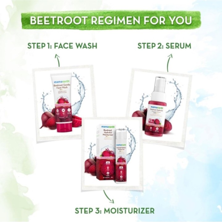 Mamaearth Beetroot Hydraful Essence Serum - for Hydrated Pink Glow