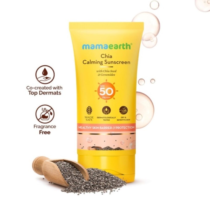 Mamaearth Chia Calming Sunscreen with Chia Seed & Ceramides