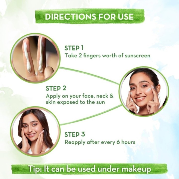 Mamaearth Rice Water Dewy Sunscreen with SPF 50 PA++++ Uva & Uvb
