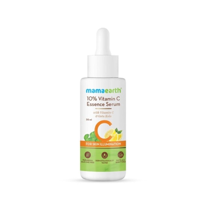 Mamaearth 10% Vitamin C Essence Serum with Vitamin C and Gotu Kola
