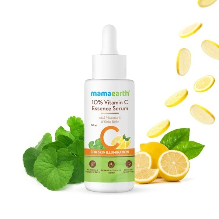 Mamaearth 10% Vitamin C Essence Serum with Vitamin C and Gotu Kola