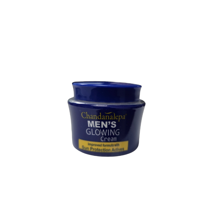 Chandanalepa Men's Glowing Cream Lemon Extract Improved Formula