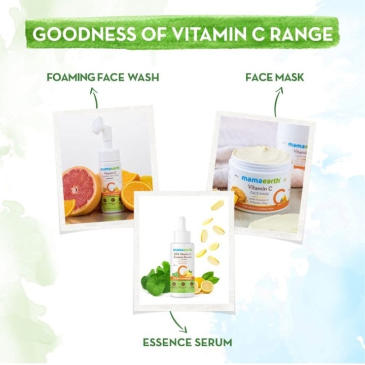 Mamaearth 10% Vitamin C Essence Serum with Vitamin C and Gotu Kola