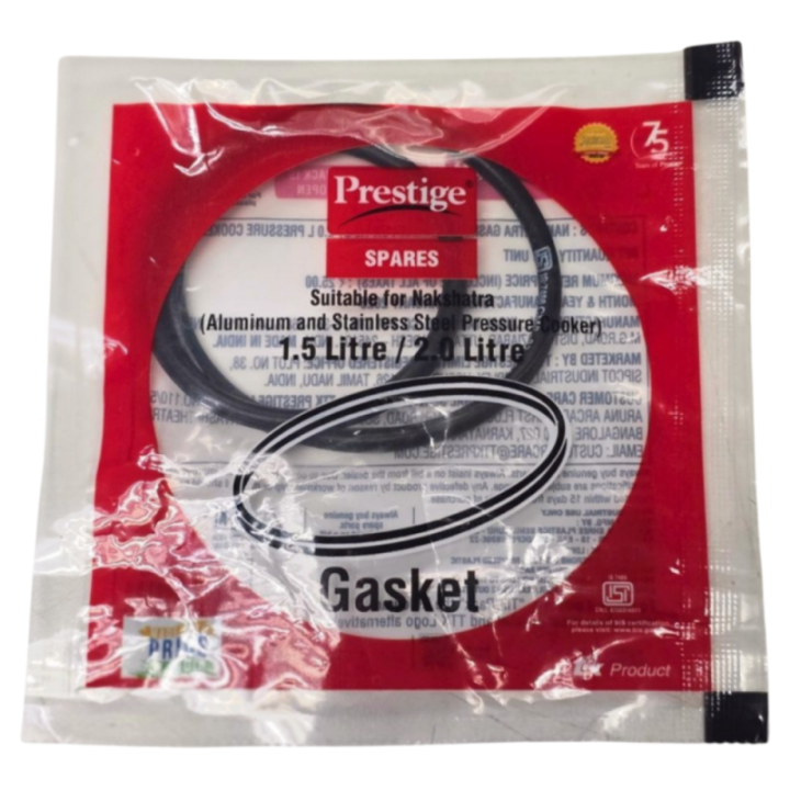 Prestige Nakshatra Aluminum and Stainless Steelpressure Cooker Rubber