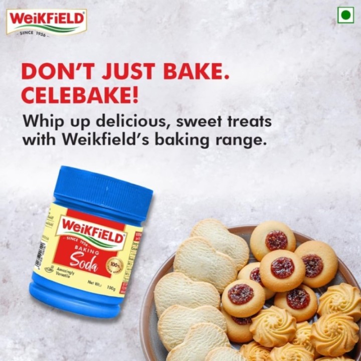 Weikfield Baking Soda Food Grade Sodium Bicarbonate Ideal for Baking