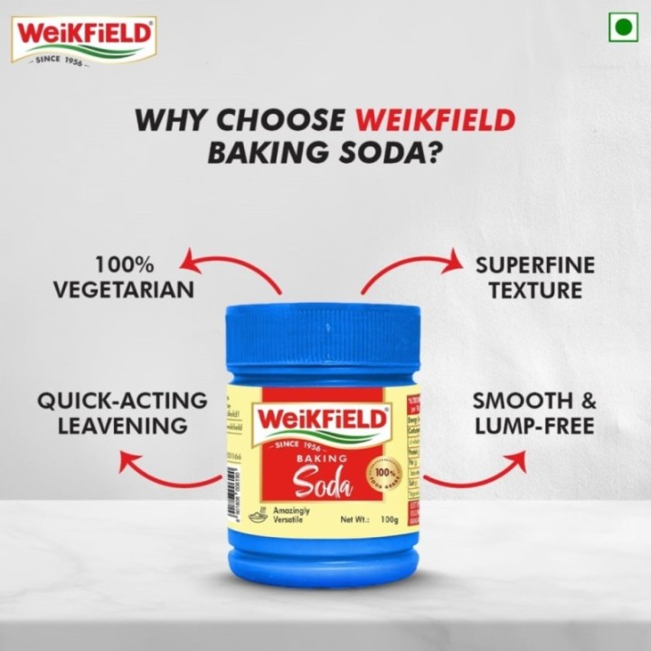 Weikfield Baking Soda Food Grade Sodium Bicarbonate Ideal for Baking