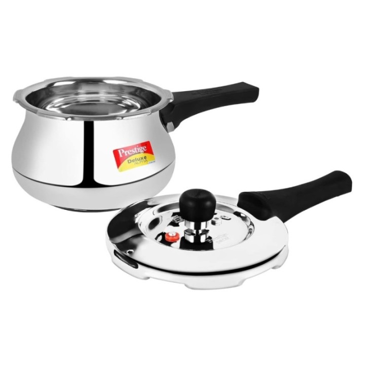 Prestige Stainless Steel Deluxe Alpha Svachh Outerlid Baby Handi