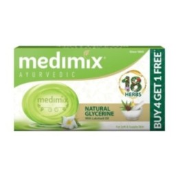 Medimix Ayurvedic Natural Glycerine Bathing Soap with Lakshadi Oil