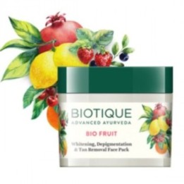 Biotique Bio Fruit Whitening, Depigmentation & Tan Removal Face Pack