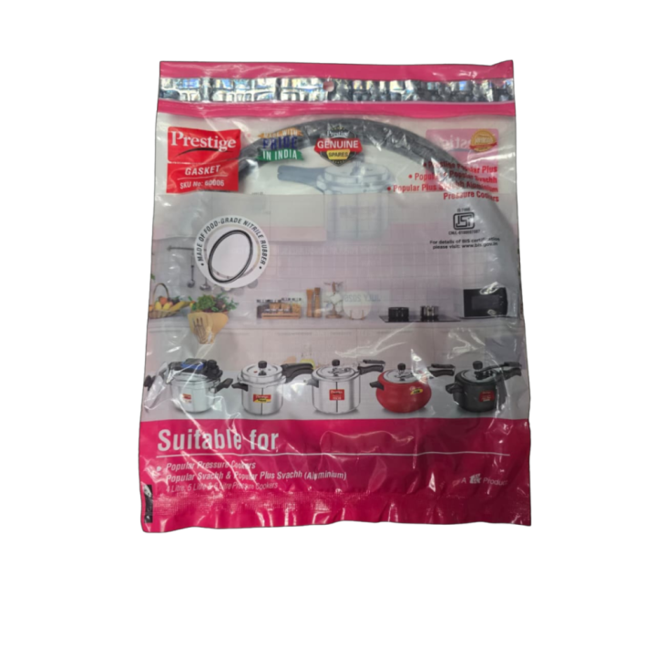Prestige Aluminium Pressure Cooker Rubber Gasket 4,5, No Return 6l