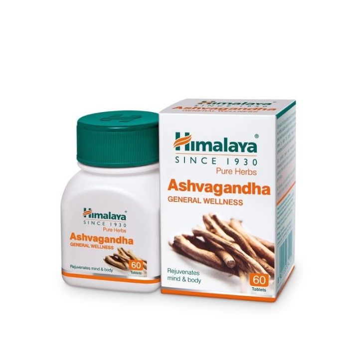 Himalaya Ashvagandha General Wellness Tablets (60 Tablets)