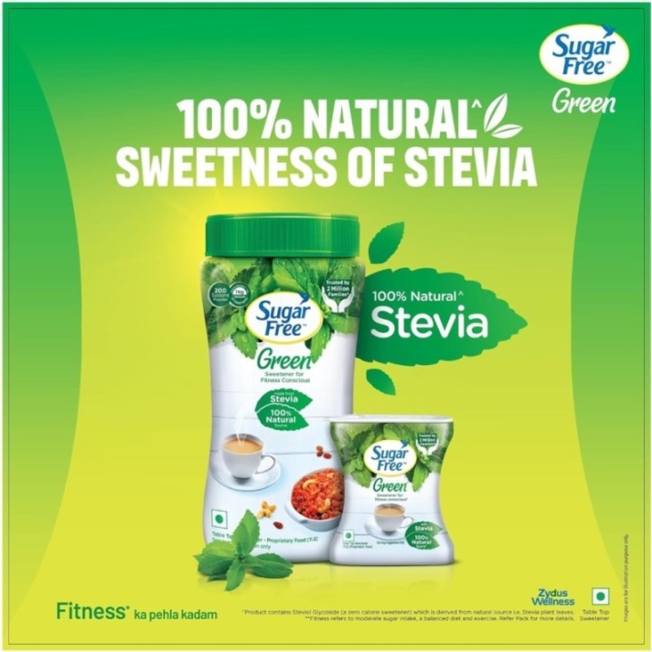 Sugar Free Green Stevia, 300 Pellets 100% Plant-Based Natural