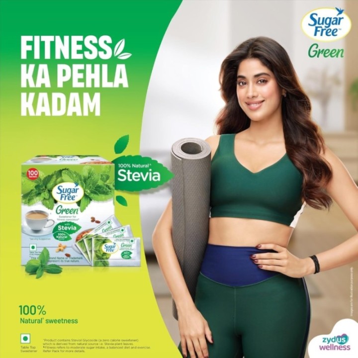 Sugar Free Green Stevia, 50 Sachet 100% Plant-Based Natural Sweetener