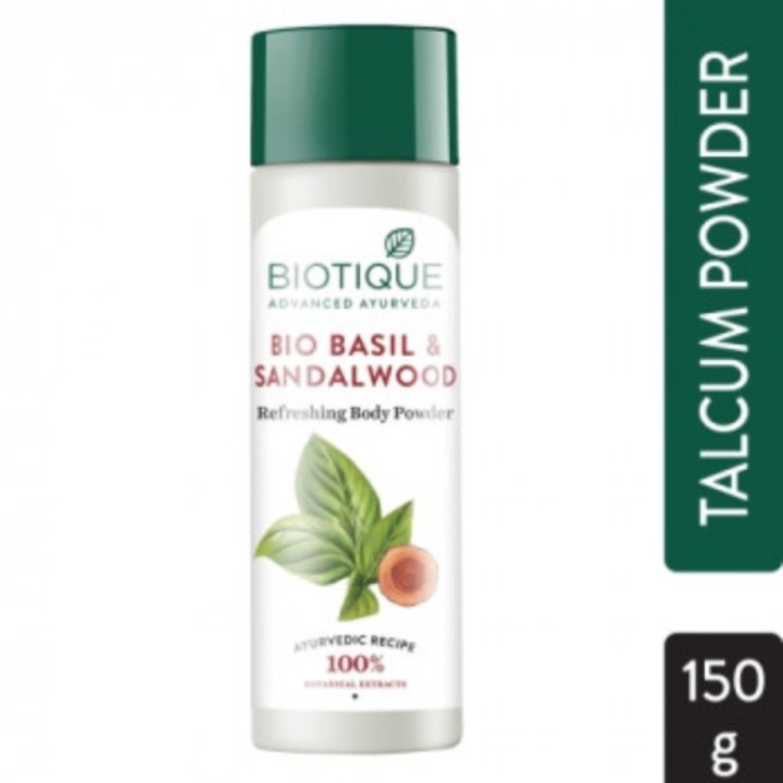 Biotique Bio Basil & Sandalwood Refreshing Body Powder 150g