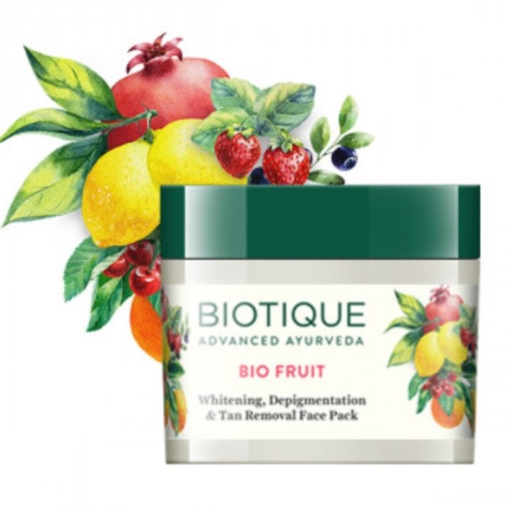 Biotique Bio Fruit Whitening, Depigmentation & Tan Removal Face Pack