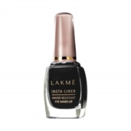 Lakme Insta Liner, Water Resistant Eyeliner (Black), Bottle 9ml