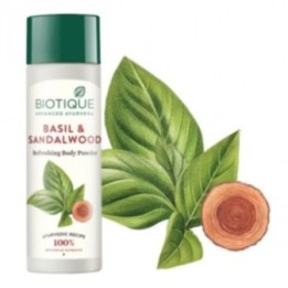 Biotique Bio Basil & Sandalwood Refreshing Body Powder 150g