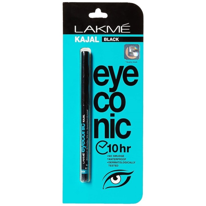 Lakme Eyeconic Kajal Deep Black, Lasts Upto 22Hr 0.35g