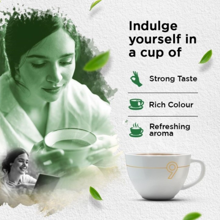 Jivraj 9 Ctc Tea Leaf, Premium Assam Tea Leaves, Crush-Tear-Curl Tea