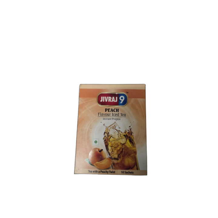 Jivraj 9 Instant Ice Tea Premix Flavoured with Peach Powder 150 Grams