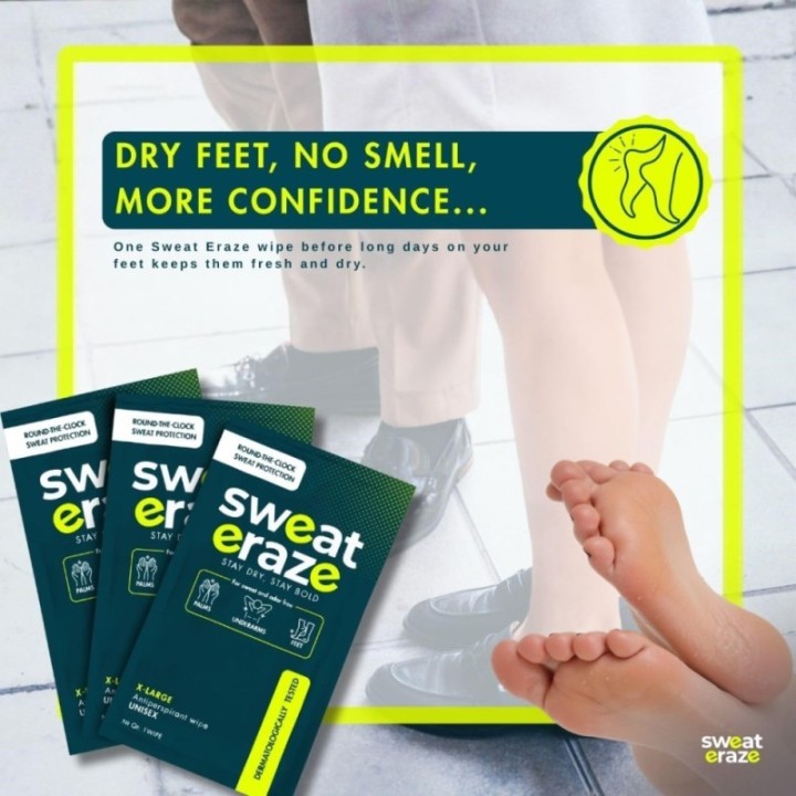 Antiperspirant Wipes for Sweat Control Hyperhidrosis Control