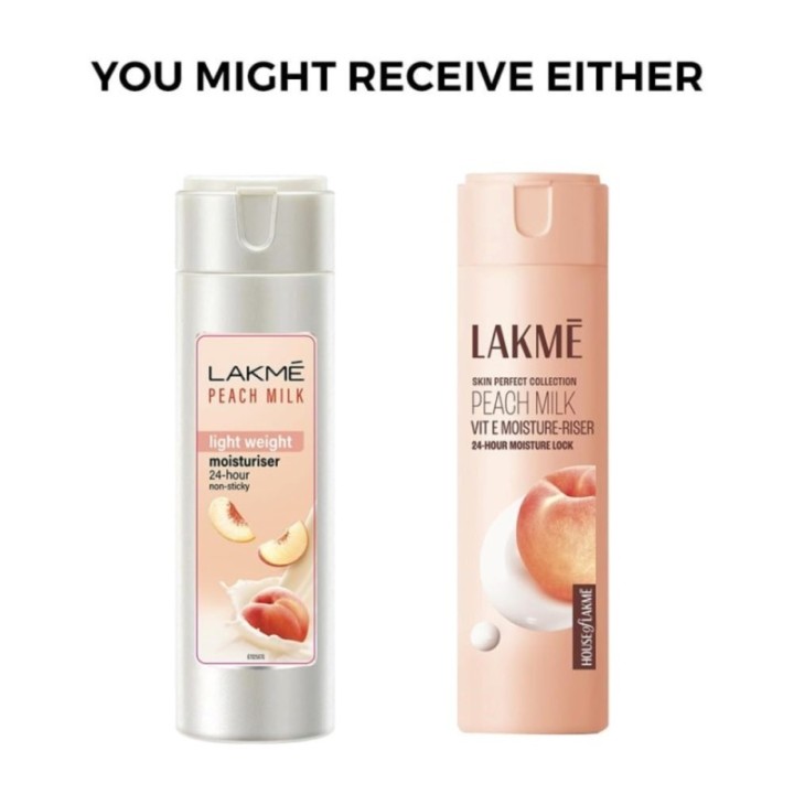 Lakme Peach Milk, Vit E Intense Moisturizer, for Soft, Glowing Skin