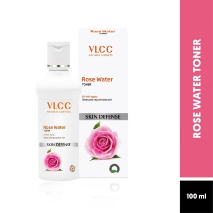 Vlcc Rose Water Toner, Tones and Rejuvenates Skin, for All Skin Types