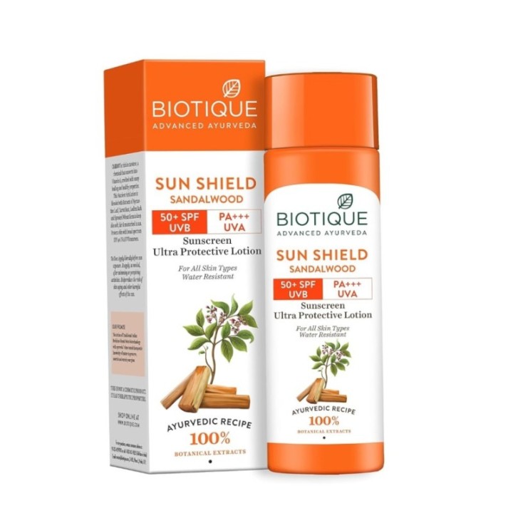Biotique Bio Sandalwood Sunscreen Ultra Soothing Face Lotion, SPF